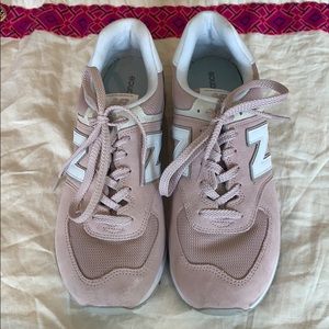 New Balance Pink Suede 574